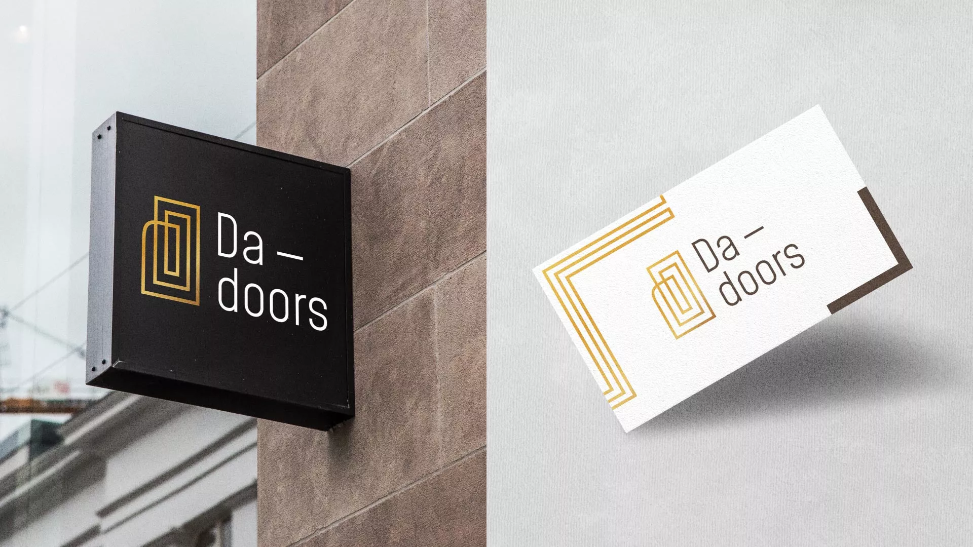 Разработка логотипа в Кизляре для компании «DA-DOORS»